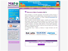Tablet Screenshot of makrofoundation.org